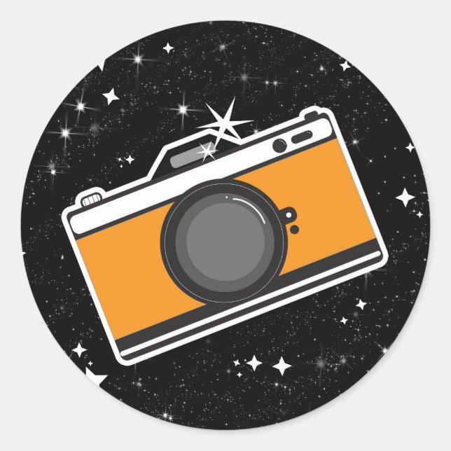 The Photographer Mystical Tarot Photography  Classic Round Sticker (Front)
