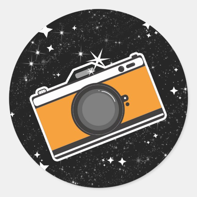 The Photographer Mystical Tarot Photography  Classic Round Sticker (Front)