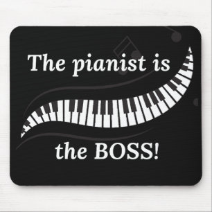 The pianist is the BOSS mousepad