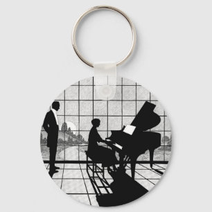 The Pianist Keychain
