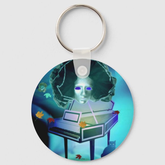 The Pianist Meringue Keychain (Front)