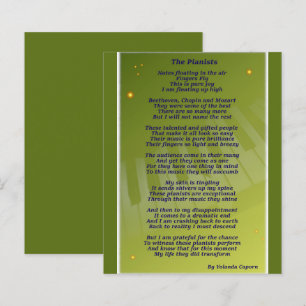 The Pianists Paper Sheet