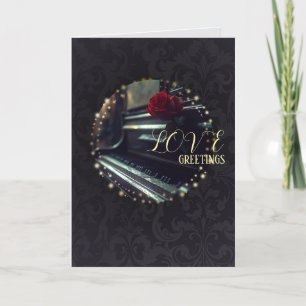 The Piano - Greeting Card