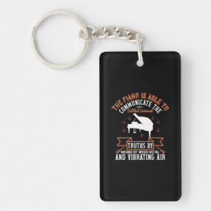 The Piano Is Able To Communicate Keychain
