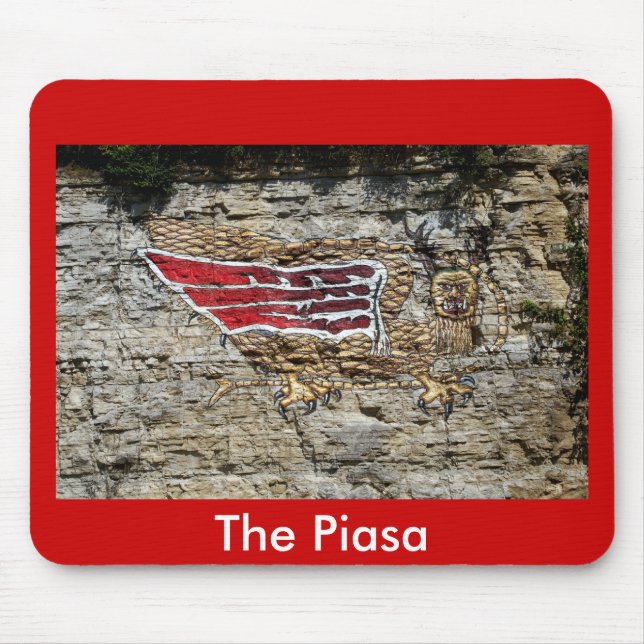 The Piasa Mouse Pad (Front)