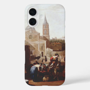 The Piazza del Popolo in Rome by Johannes Lingelba iPhone 16 Case