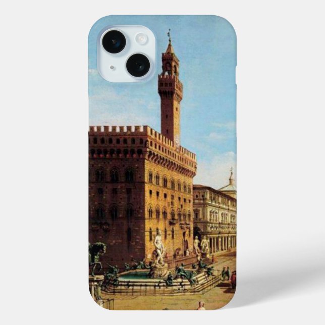 The Piazza della Signoria in Florence Case-Mate iPhone Case (Back)