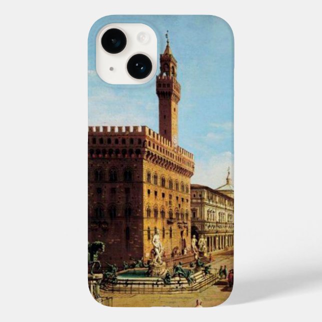 The Piazza della Signoria in Florence Case-Mate iPhone Case (Back)