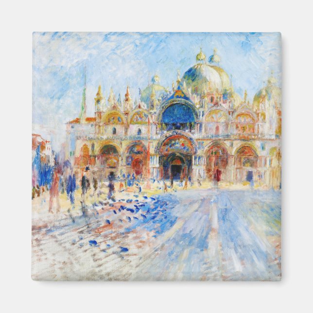 The Piazza San Marco, Renoir Magnet (Front)