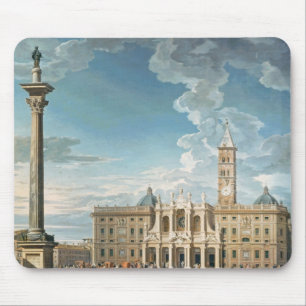 The Piazza Santa Maria Maggiore, 1752 Mouse Pad