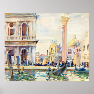 The Piazzetta (ca. 1911) by John Singer Sargent Poster