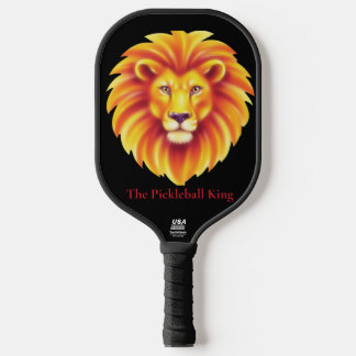 The Pickleball King – Bold Lion Graphic Pickleball Paddle