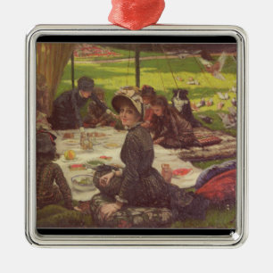 The Picnic , c.1881-2 Metal Ornament