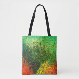 the picture painted in oil. background oil paintin tote bag