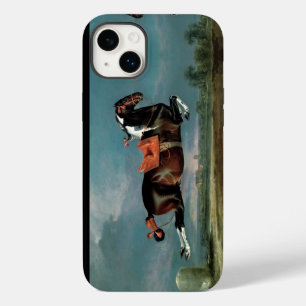 The Piebald Horse "Cehero' Rearing Monogram iPhone 14 Plus Case