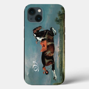 The Piebald Horse "Cehero' Rearing Monogram iPhone 13 Case