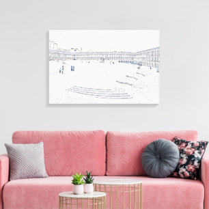 The Piece Hall Halifax – Historic West Yorkshire Canvas Print