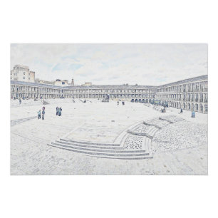 The Piece Hall Halifax – Historic West Yorkshire Poster