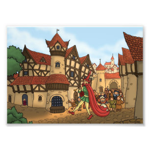 the pied piper & the children photo print