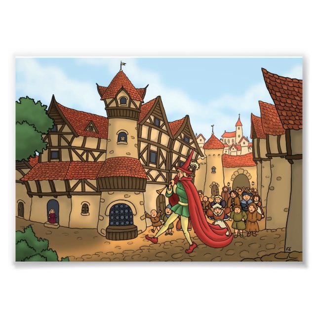 the pied piper & the children photo print (Front)