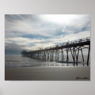 The Pier Atlantic Beach NC Poster