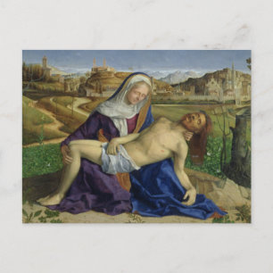 The Pieta, c.1505 (oil on panel) (post 1996 restor Postcard