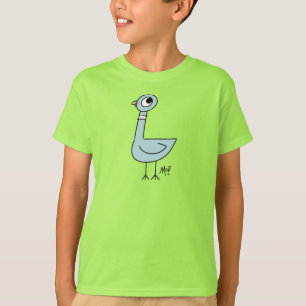 The Pigeon Classic Kids Lime T-Shirt