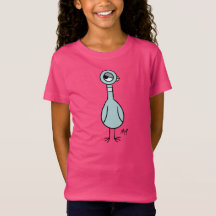 The Pigeon Side Eye Girls Pink