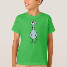The Pigeon Side Eye Kids Green