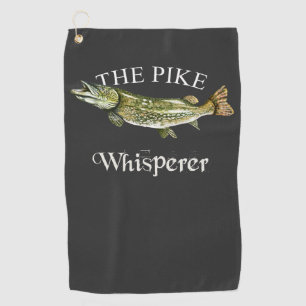 The Pike Whisperer Dark Fishing Towel