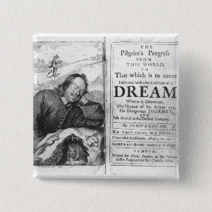 The Pilgrim's Progress' 2 Inch Square Button