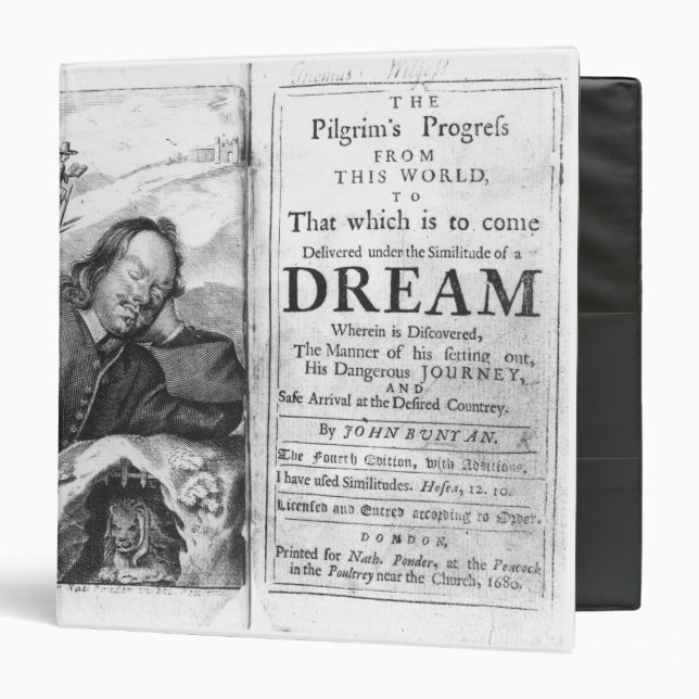 The Pilgrim's Progress' Binder (Front/Inside)