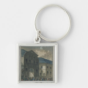The Pillage of the Saint-Lazare Convent Keychain