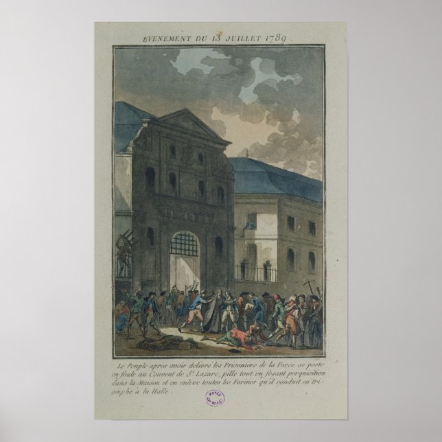 The Pillage of the Saint-Lazare Convent Poster (Front)
