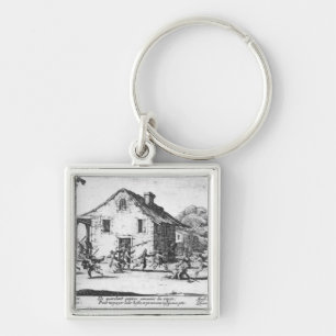 The Pillaging of an Inn Keychain