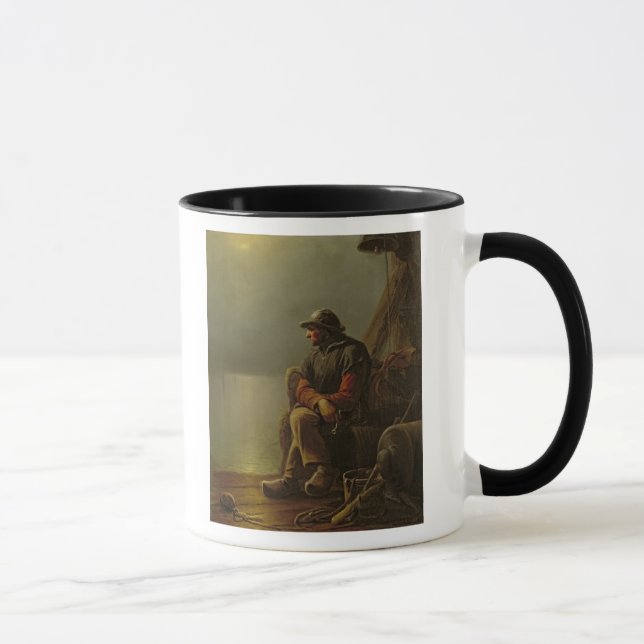 The Pilot Keeps Watch, 1851 Mug (Right)