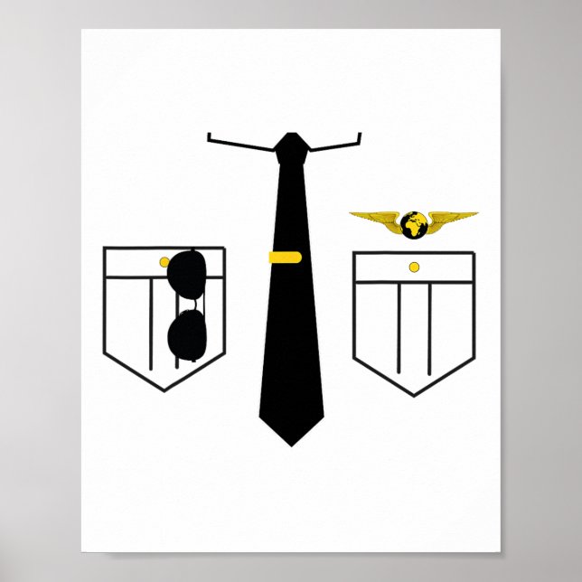The Pilot Uniform Halloween Costume  Poster (Front)