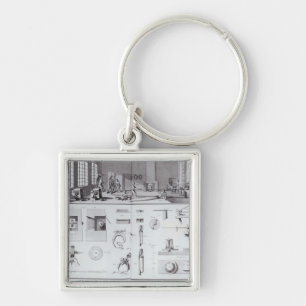The Pin Factory, plate 2 from Volume IV Keychain