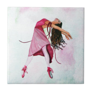 The Pink Ballerina Tile