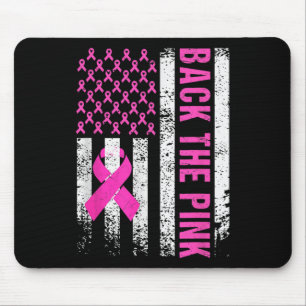 The Pink Breast Cancer Awareness Flag Toddler Wome Mouse Pad