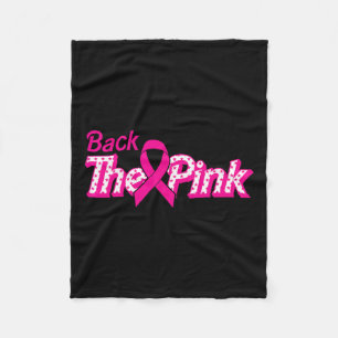 The Pink Breast Cancer Support Cancer Warrior Fleece Blanket