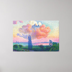 The Pink Cloud (1896) by Henri-Edmond Cross Canvas Print