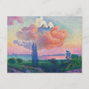 The Pink Cloud, painting by Henri-Edmond Cross Postcard