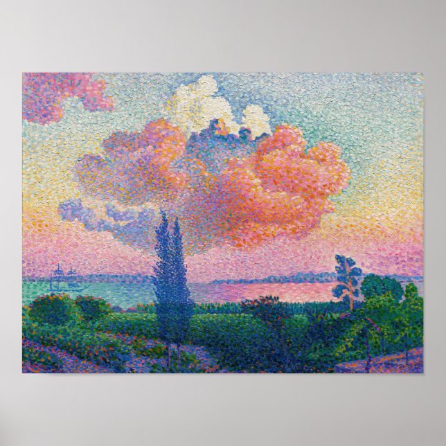 The Pink Cloud, painting by Henri-Edmond Cross Poster (Front)
