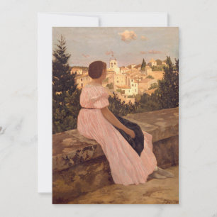 The Pink Dress   Frédéric Bazille