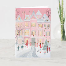 The Pink House Impressionist Art