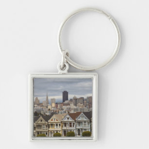 The Pink Ladies Victorian style houses in the Keychain