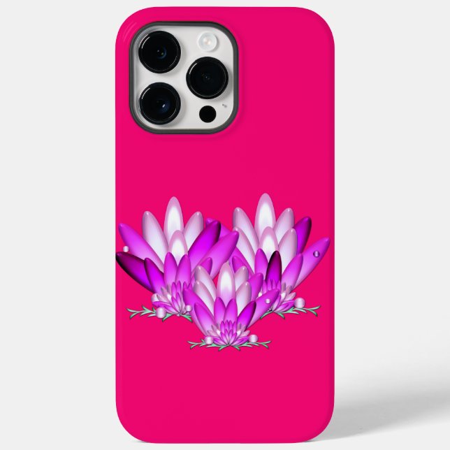 The pink lotus flower  Case-Mate iPhone case (Back)