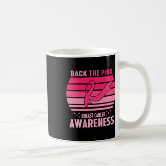 The Pink Ribbon American Flag Breast Cancer Awaren Coffee Mug