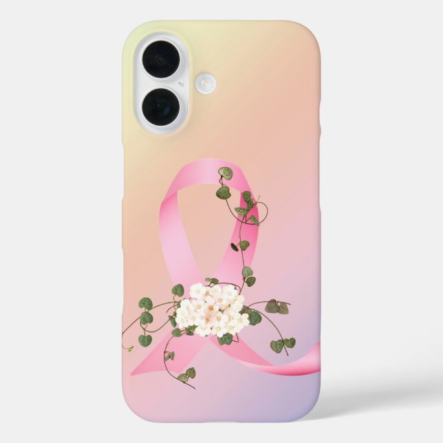 The Pink Ribbon With ivy  Case-Mate iPhone Case (Back)